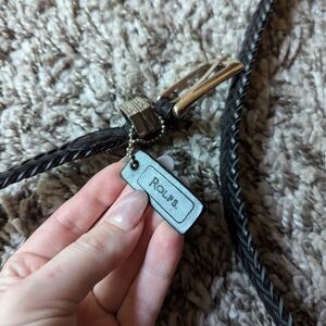 Rolf's braided leather belt